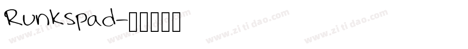 Runkspad字体转换