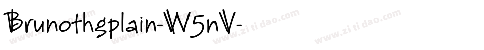 Brunothgplain-W5nV字体转换