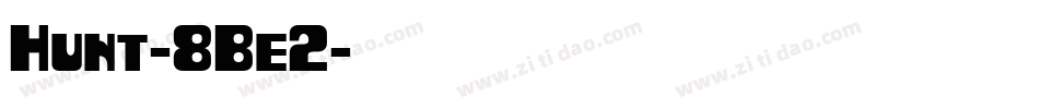 Hunt-8Be2字体转换