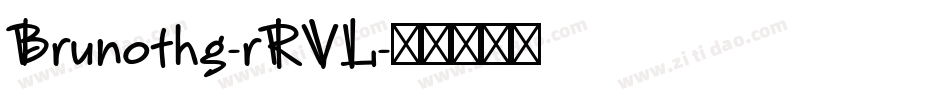 Brunothg-rRVL字体转换