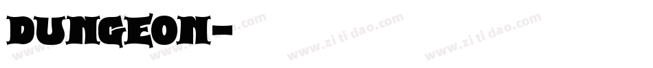DUNGEON字体转换