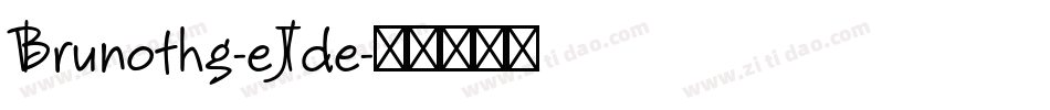 Brunothg-eJde字体转换
