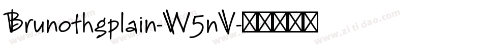 Brunothgplain-W5nV字体转换