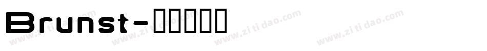 Brunst字体转换