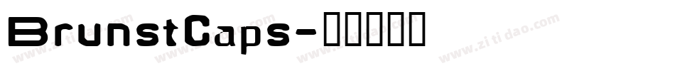 BrunstCaps字体转换