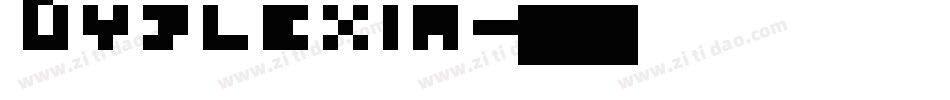 Dyslexia字体转换