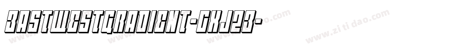 EastWestGradient-gxj2E字体转换