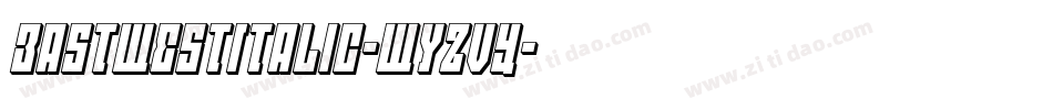 EastWestItalic-WyzVY字体转换