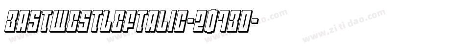 EastWestLeftalic-2O7Eo字体转换