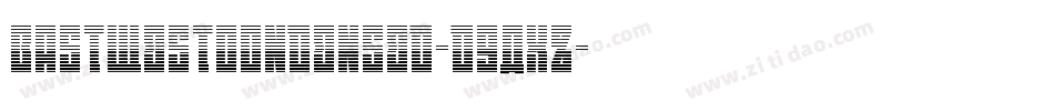EastWestCondensed-d9AxZ字体转换