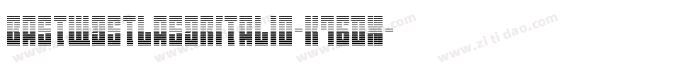 EastWestLaserItalic-K7BdX字体转换