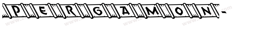 Pergamon字体转换