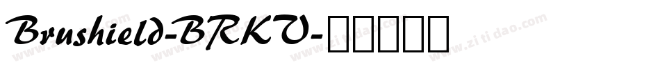 Brushield-BRKV字体转换