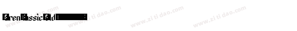 KarenClassicBold-DPV9字体转换