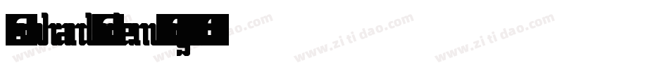 BernhardModernICG-Eng字体转换