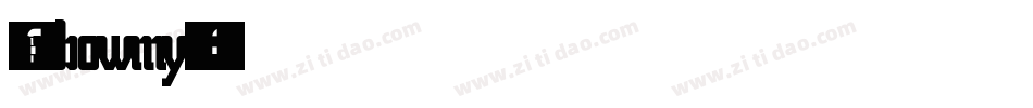 逸云turbowmy字体转换