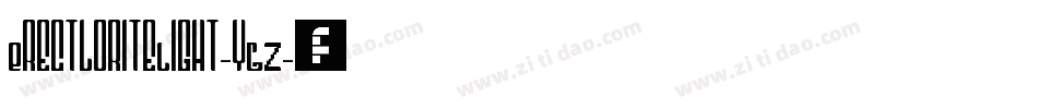ErectloriteLight-yGZ字体转换