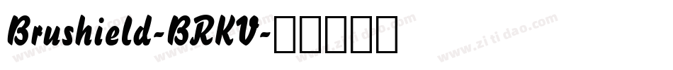 Brushield-BRKV字体转换