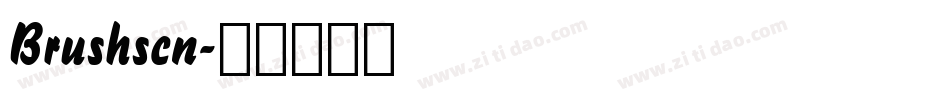 Brushscn字体转换