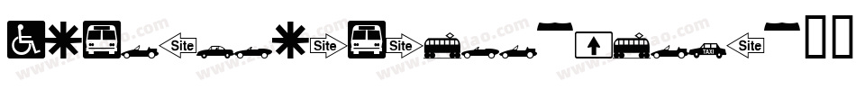 Transportation-Dings字体转换