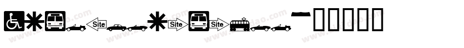 Transportation字体转换