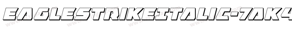 EagleStrikeItalic-7aK4字体转换