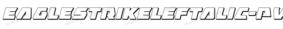 EagleStrikeLeftalic-PwA7字体转换