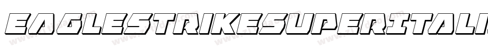 EagleStrikeSuperItalic-o8Px字体转换