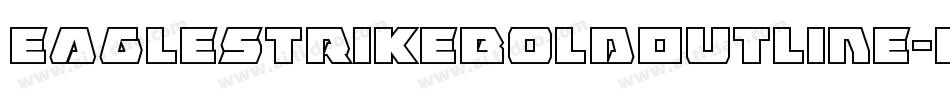 EagleStrikeBoldOutline-nB4O字体转换