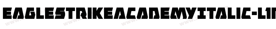 EagleStrikeAcademyItalic-l1pw字体转换