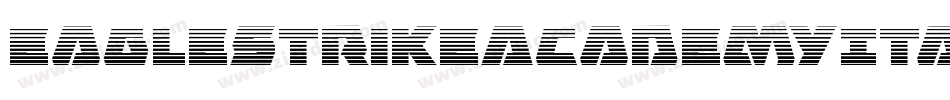 EagleStrikeAcademyItalic-l1pw字体转换