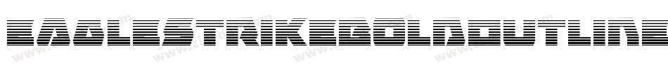 EagleStrikeBoldOutline-nB4O字体转换