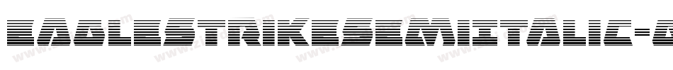 EagleStrikeSemiItalic-gVME字体转换