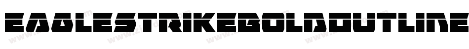 EagleStrikeBoldOutlineItal-1gRv字体转换