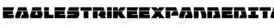 EagleStrikeExpandedItalic-MKEP字体转换