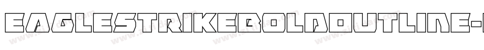 EagleStrikeBoldOutline-nB4O字体转换