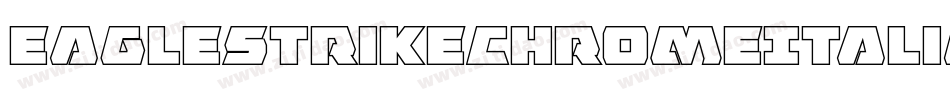 EagleStrikeChromeItalic-BJOw字体转换