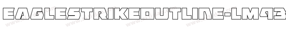 EagleStrikeOutline-LM93字体转换