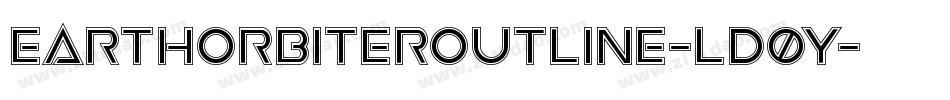 EarthOrbiterOutline-Ld0y字体转换
