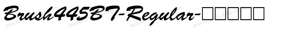 Brush445BT-Regular字体转换
