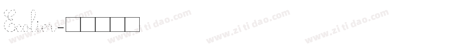Ecolier字体转换