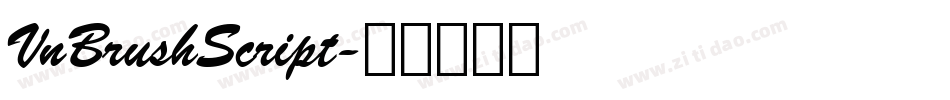 VnBrushScript字体转换
