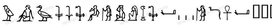 Egyptsilhous-3lYZ字体转换