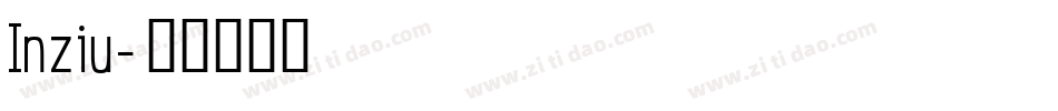 Inziu字体转换