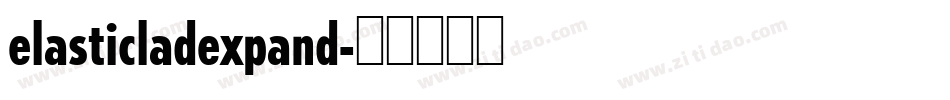 elasticladexpand字体转换
