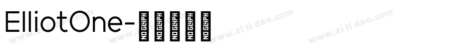 ElliotOne字体转换