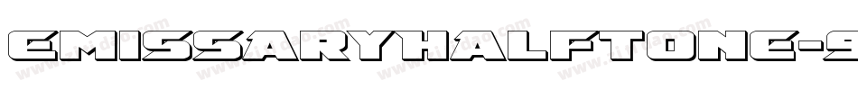EmissaryHalftone-9DvZ字体转换