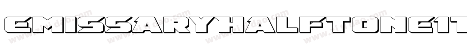 EmissaryHalftoneItalic-ly7Z字体转换