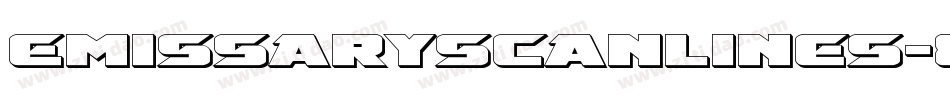 EmissaryScanlines-8pdZ字体转换