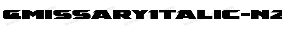 EmissaryItalic-nzdR字体转换